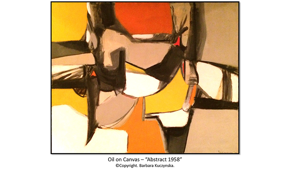 Oil On Canvas – “Abstract 1958”